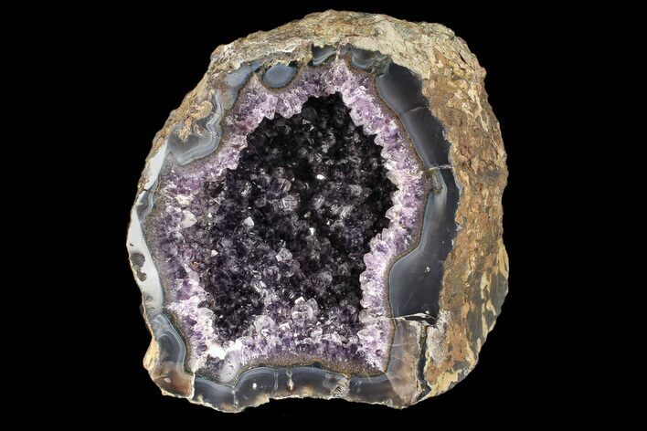 Purple Amethyst Geode - Uruguay #87493
